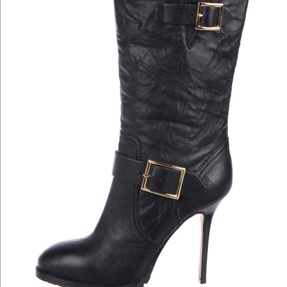 Jimmy Shoo leather boots